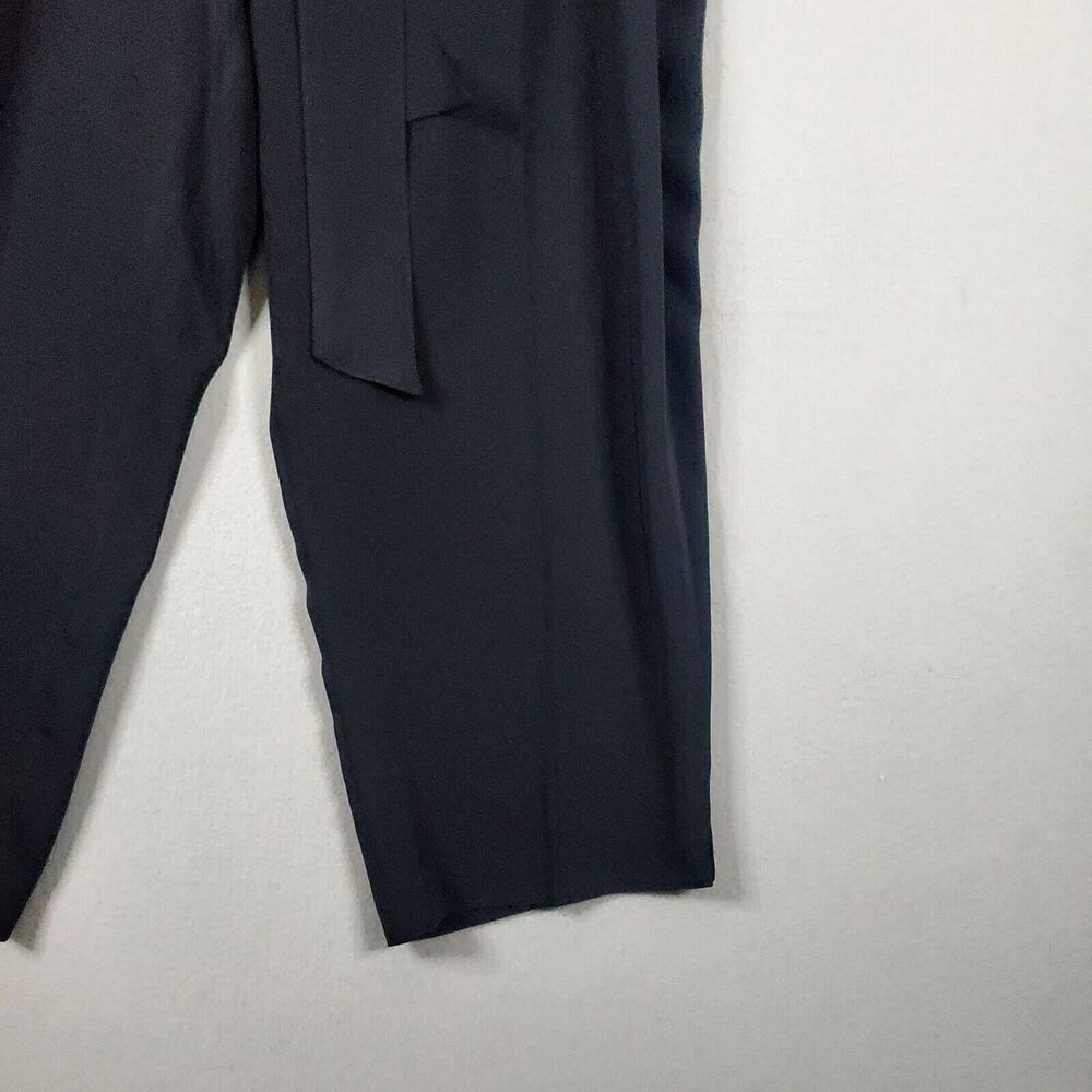 Boden Women’s Melina High Waisted Paperbag Pants Trousers Size 18R Black - Picture 6 of 13